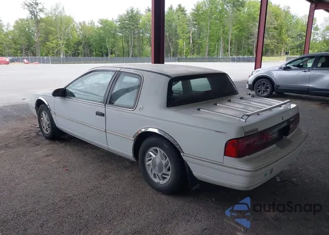 1992 Mercury Cougar Ls из США, поврежденный, VIN 1MEPM6045NH646487